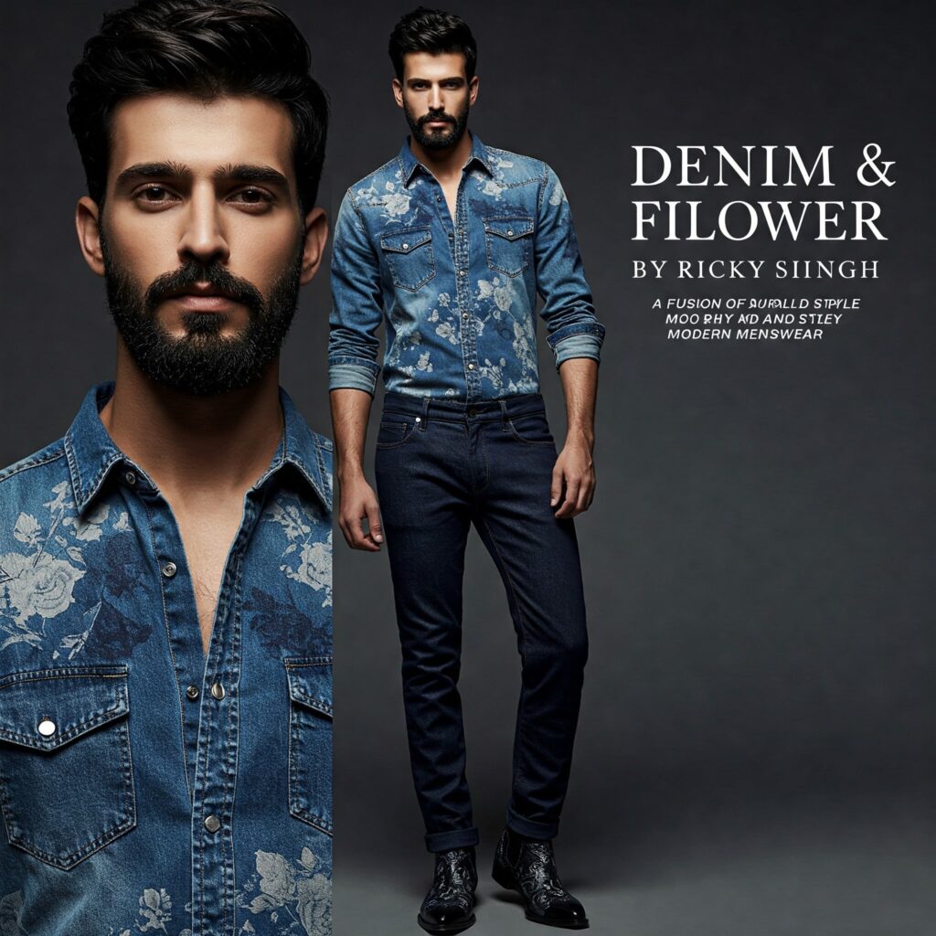 Denim & Flower by Ricky Singh